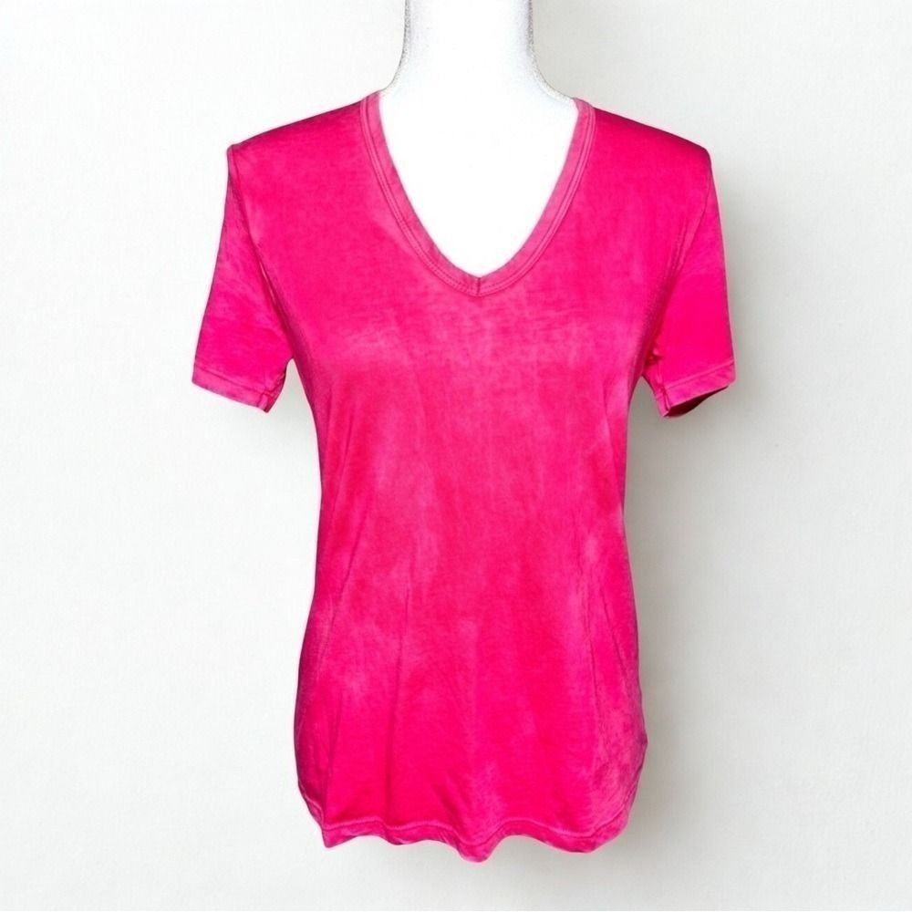 Cotton Citizen Supima Cotton Vivid Pink Short Sleeve Tee Women Medium NWT